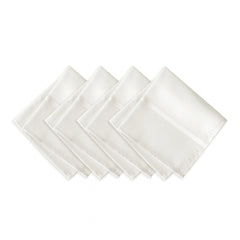Elrene Elegance Plaid Damask Fabric Set of 4 Napkins - 17" w x 17" l