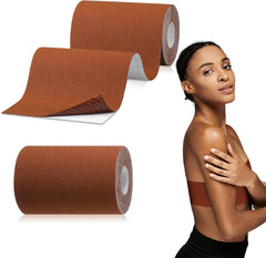 2 Rolls Wide Trans FTM Binder Tape for Chest Binding Adhesive Trans Chest Tape Flat for Transgender Breast Boob