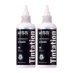 Red by Kiss Tintation Semi-Permanent Hair Color, Aloe Vera Water Based, Argan Oil, Olive Oil, Collagen & Keratin, Long-Lasting Color Dye (Honey Brown, 5 Fl Oz)