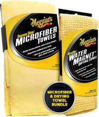 Meguiar's Supreme Shine Microfiber Towels for Cars, Ultra-Plush Car Microfiber Towel Set for Quickly Removing Product Without Leaving Swirls on Paint, Glass, Plastic, or Chrome - 3 Pack (Pack of 12)