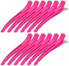 Hair Duck Clips for Styling Sectioning,12Pcs Professional Duck Bill for Cutting,Rollers,Salon,Hairdresser, Women