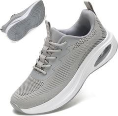 ZYEN Wide Toe Box Shoes Women Air Cushion Road Running Shoes Extra Wide Width Sneakers Arch Support Gym Athletic Tennis Sneakers Lightweight Breathable Walking Shoes