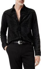 John Varvatos Men's Haven Western Shirt