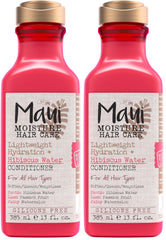 Maui Moisture Lightweight Hydration + Hibiscus Water Conditioner, Nourishing Aloe Vera Conditioner Softens & Quenches Hair, Vegan & Silicone-Free, 13 Fl Oz