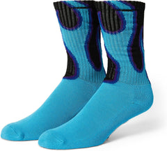 HUF Exhaust Crew Sock |Comfortable Socks for Men, Durable Streetwear Footwear for Casual Wear, Sports & Outdoor Activities