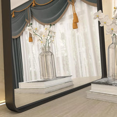 Aluminum alloy Framed Tempered Glass Wall Decor Vanity Bathroom Mirror