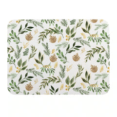 Shades of Green Foliage Falling Drying Mat - 20" x 15"