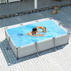 Costway 978 Gal Outdoor Family Swimming Pool with Metal Frame - See Details