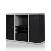 Furniture of America Xole 47-in. Rustic 7-shelf Dining Buffet, Sideboard for Dining Room