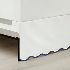 Lush Decor Coastal Chic Scallop Edge Bed Skirt Single