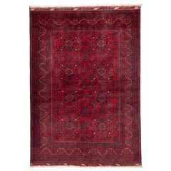 ECARPETGALLERY Hand-knotted Finest Khal Mohammadi Red Wool Rug - 5'2 x 7'5