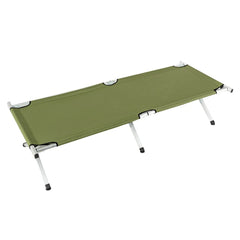 Outdoor Portable Folding Camping Cot with Carrying Bag - Army Green