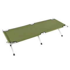 Outdoor Portable Folding Camping Cot with Carrying Bag - Army Green