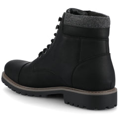 Vance Men's Yukkon Medium and Wide Width Cap Toe Boot