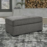 Signature Design by Ashley Gardiner Pewter Ottoman
