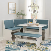 Linon Hannah Breakfast Nook 3-piece Dining Set
