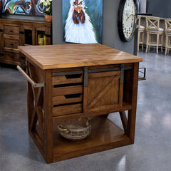 Dempsey Kitchen Island - 43.5W x 26.5D x 42H
