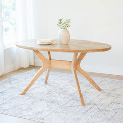 Solid Wood Oval 62" Dining Table