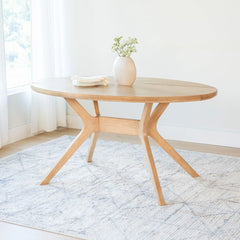 Solid Wood Oval 62" Dining Table