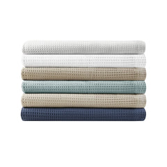 Madison Park Waffle Weave Cotton Blanket