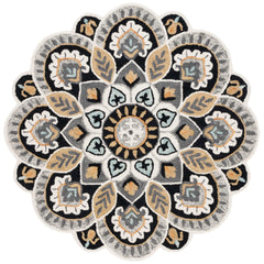 SAFAVIEH Handmade Novelty Sheyla Ornate Flower Wool Rug