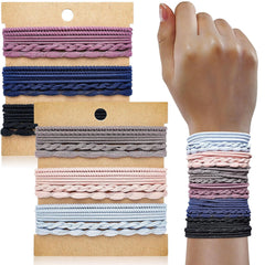 Hair Tie Bracelet, 10Pcs Boho Hair Ties For Girls and Women, Elastic Hair Ties, Hair Bands For Ponytails, Ponytail Holder For Daily Life, Sport, Cooking, Working