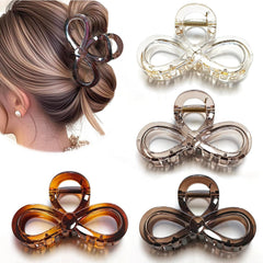 3.3 Inch Hair Claw Clips, Unbreakable No Slip Matte Neutral Claw Clip for Women's Thin & Medium Thick Fine Hair, 3 Pack
