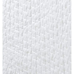White Quilted Bed Skirt Dust Ruffle Matelasse Tailored 16" Drop