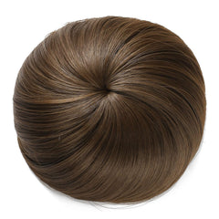 Onedor Synthetic Fiber Hair Extension Chignon Donut Bun Wig Hairpiece (4# - Dark Brown)