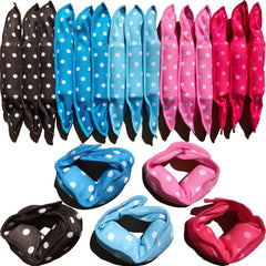 Aimin Soft Curlers for Overnight Heatless Curls, No Heat Foam Rollers for Long Hair, Satin Sponge Curlers (30 pcs, pink)