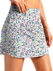G Gradual Skorts for Woman Golf Skirt High Waisted with 2 Inner Pockets Built-in Shorts Stretchy for Tennis Summer Casual