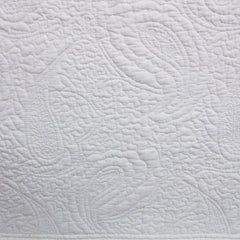 Greenland Home Fashions Paisley Quilted 18-inch Drop Bed Skirt
