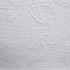 Greenland Home Fashions Paisley Quilted 18-inch Drop Bed Skirt