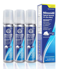 Taro Minoxidil for Men, 2.11 Oz (1 Month Supply) Clinically Proven to Regrow Hair, Topical Aerosol Foam 5%, Hair Thinning Treatment