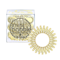 invisibobble Original Traceless Spiral Hair Ties - Pack of 8, Crystal Clear and Pretzel Brown - Strong Elastic Grip Coil Accessories for Women - Non Soaking - Gentle for Girls Teens and Thick Hair