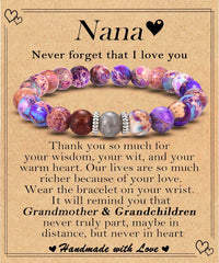 Mother's Day Gifts for Woman: Beaded Bracelets for Mom, Wife, Grandma, New Mom, Sister, Aunt, Stepmom, Mother-in-Law, Daughter-in-Law - Perfect for Christmas, Valentines Day, Easter