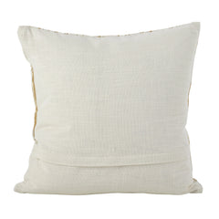 Metallic Foil Distressed Design Cotton Floor Pillow