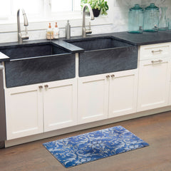SoHome Cozy Living Watercolor Damask Anti-Fatigue Kitchen Mat