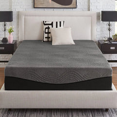 Slumber Solutions Active 14-inch Charcoal Memory Foam Mattress