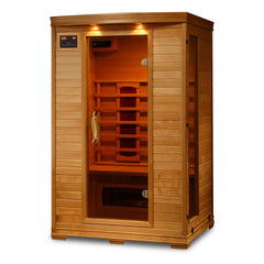 HeatWave Coronado 2-Person Hemlock Infrared Sauna with 5 Ceramic Heaters