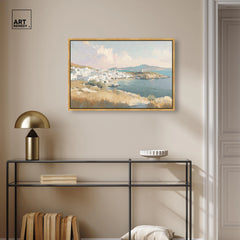Sunrise Greece Canvas by Art Remedy