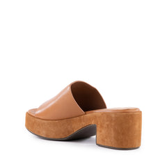 Seychelles One Of A Kind Leather and Suede Platform Heel