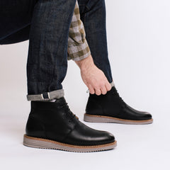 Vance Mens Stratton Medium and Wide Width Plain Toe Casual Chukka Boot
