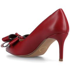 Journee Women's Crystol Medium and Wide Width Evening Pumps