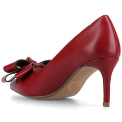 Journee Women's Crystol Medium and Wide Width Evening Pumps