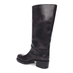 ASH Trinidad Tall Leather Harness Boot
