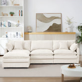 Modular Sectional Sofa, 102 Inch L Shaped Couch Set for Living Room