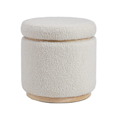 Linon Rue Sherpa/Corduroy Storage Ottoman