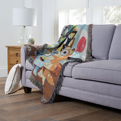 Bluey Woven Tapestry Throw Blanket