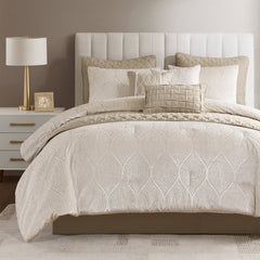 Madison Park Nocturne 10 Piece Jacquard Comforter Set